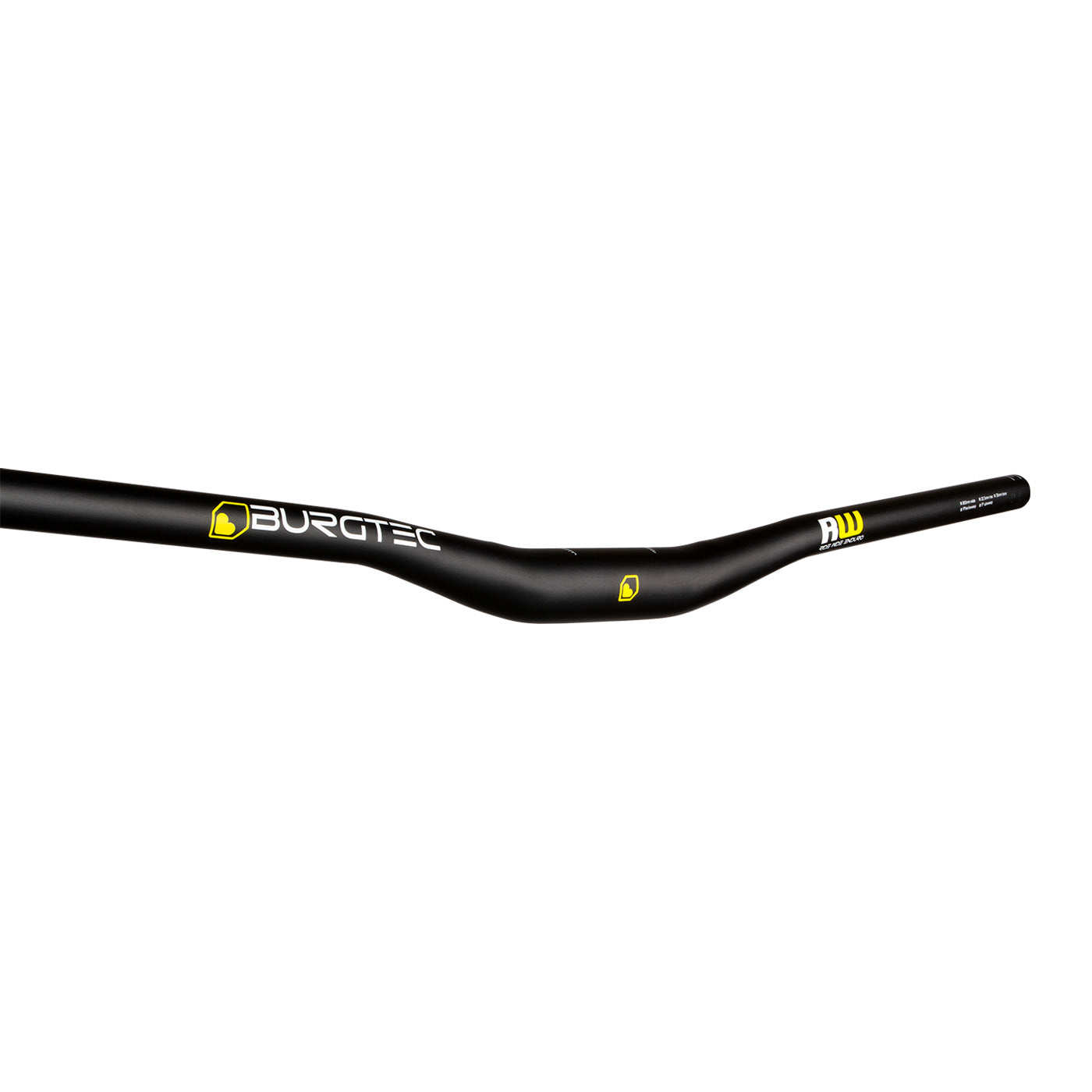 Burgtec Ride Wide Enduro Riser Bar, (35) 22.5mm/800mm, Black-0