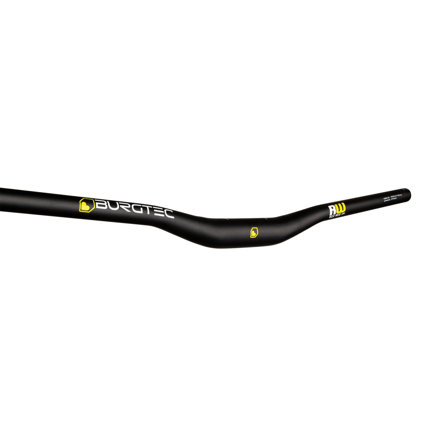 Burgtec Ride Wide DH Riser Bar, (35.0) 22.5mm/800mm, Black-0