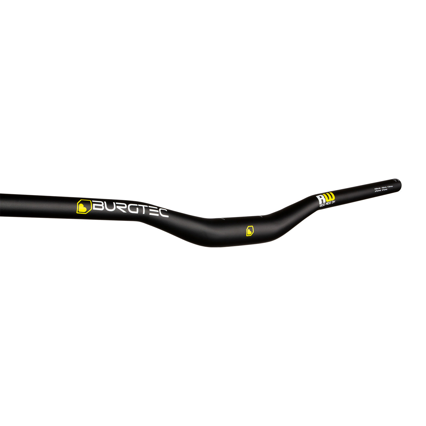 Burgtec Ride Wide DH Riser Bar, (35.0) 30mm/800mm, Black-0