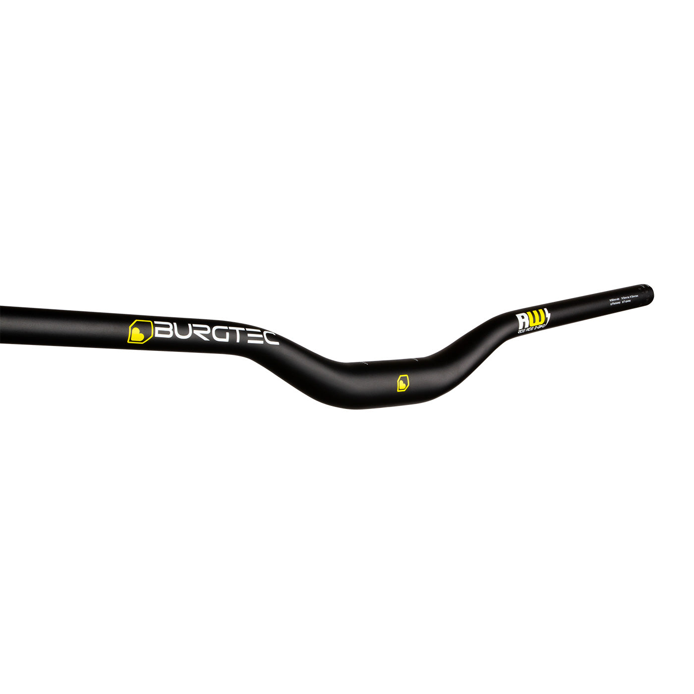Burgtec Ride Wide E-Bike Riser Bar, (35.0) 35mm/800mm, Black-0