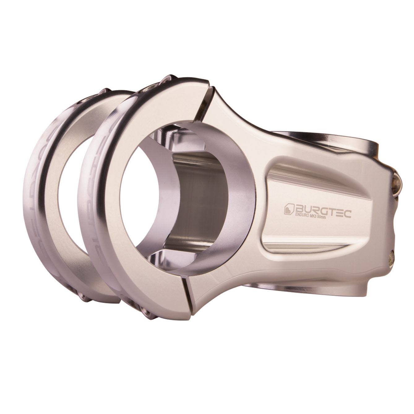 Burgtec Enduro MK3 Stem, (35.0) 0d x 50mm, Rhodium Silver-0