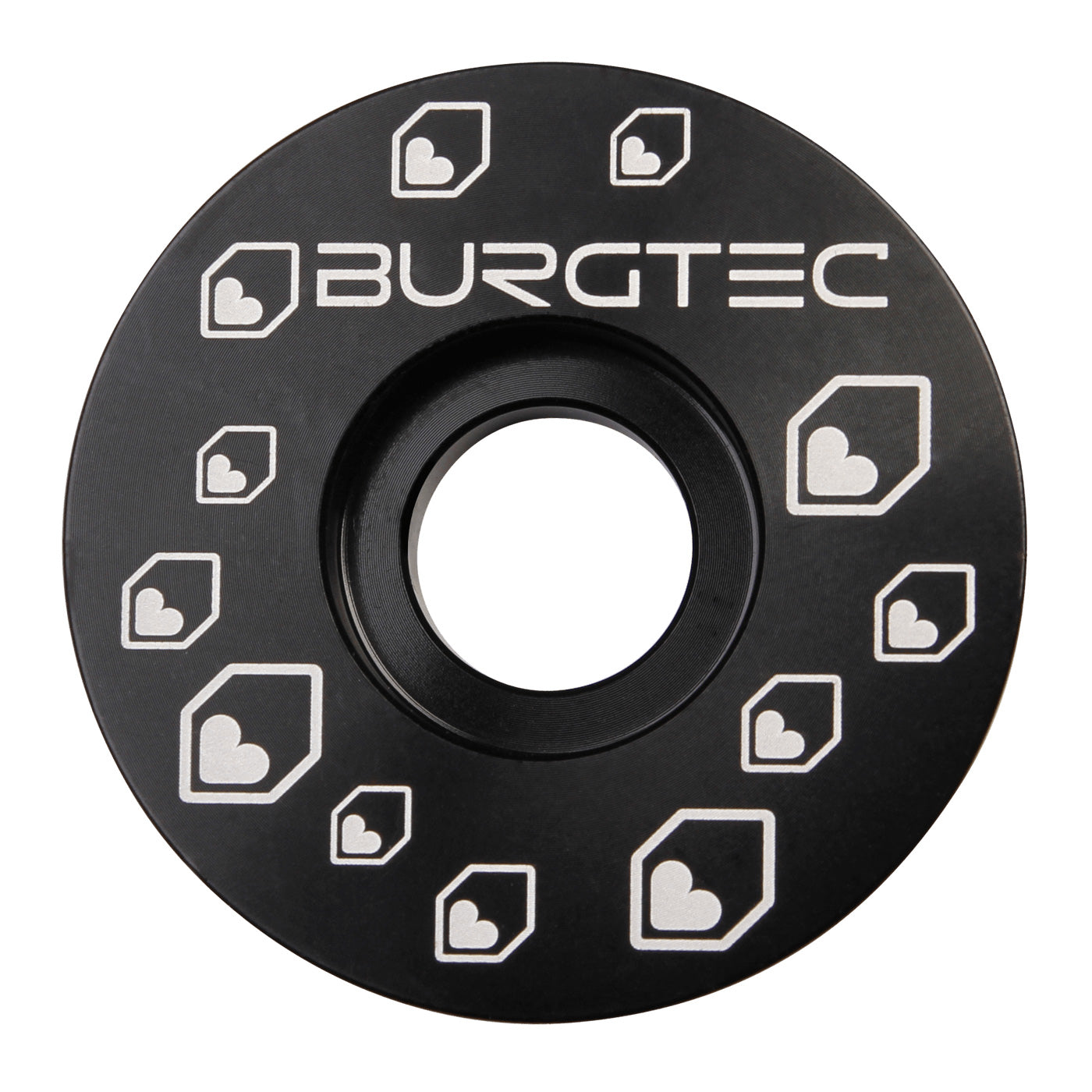 Burgtec Top Cap, Burgtec Black-0