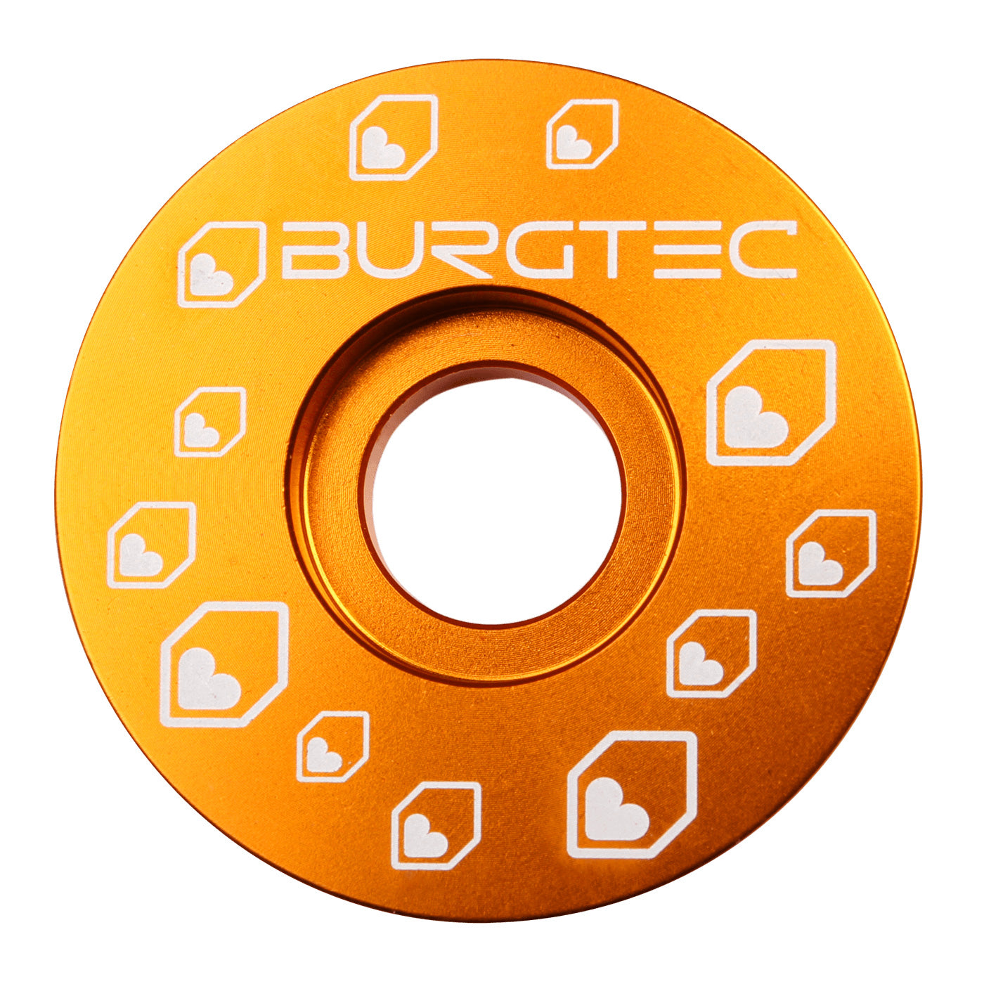 Burgtec Top Cap, Iron Bro Orange-0