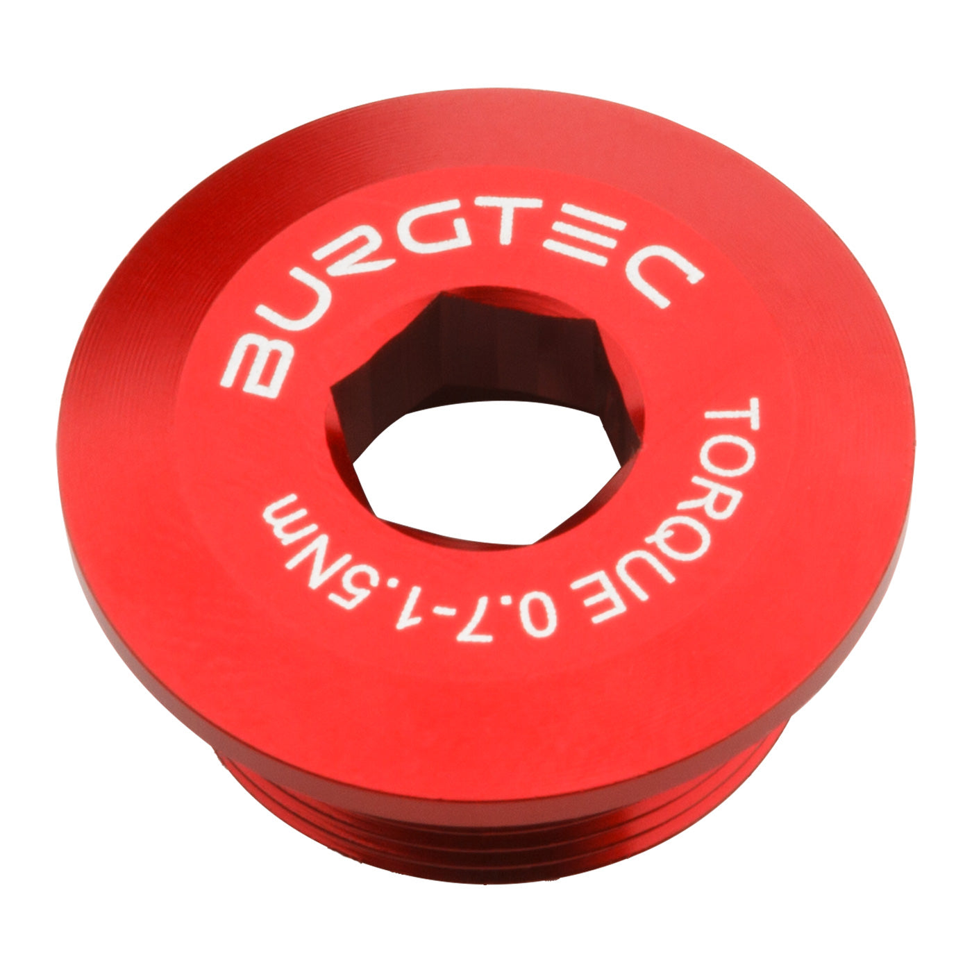 Burgtec Shimano Crank Bolt, Race Red-0