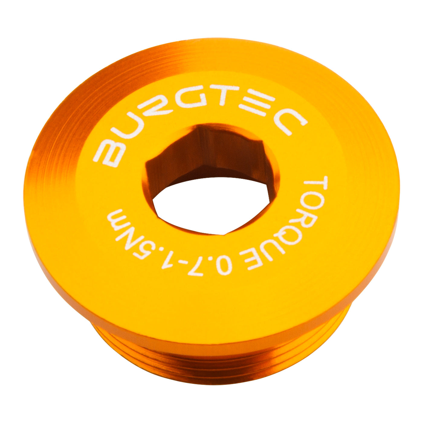 Burgtec Shimano Crank Bolt, Iron Bro Orange-0