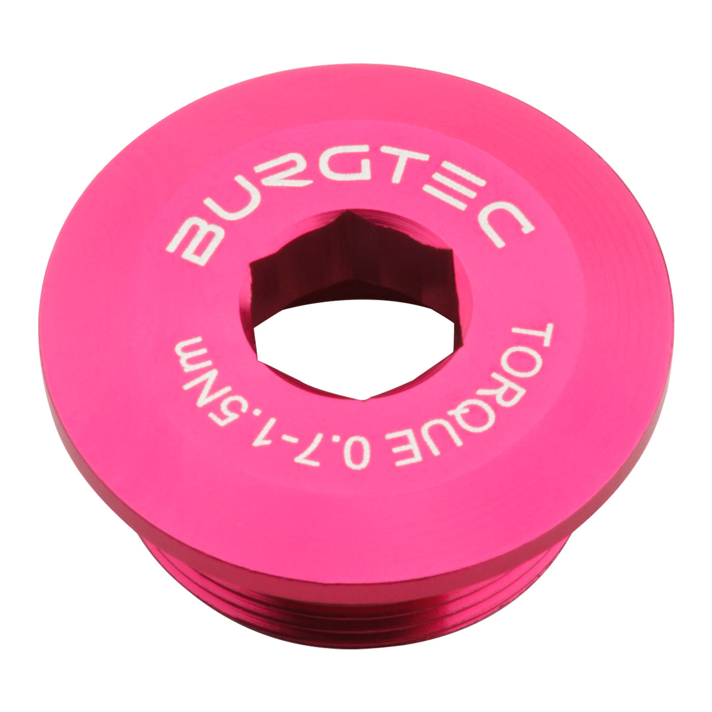 Burgtec Shimano Crank Bolt, Toxic Barbie Pink-0