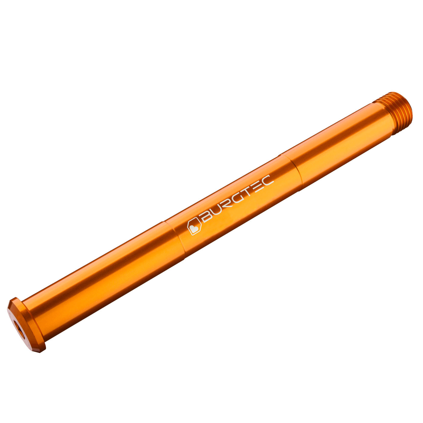 Burgtec RockShox Fork Axle, 15x110mm, Iron Bro Orange-0