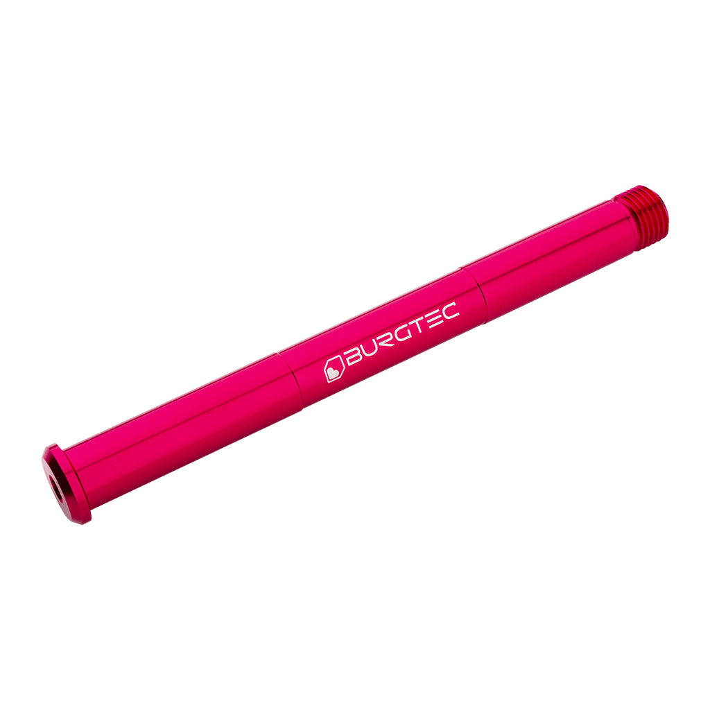 Burgtec RockShox Fork Axle, 15x110mm, Toxic Barbie Pink-0