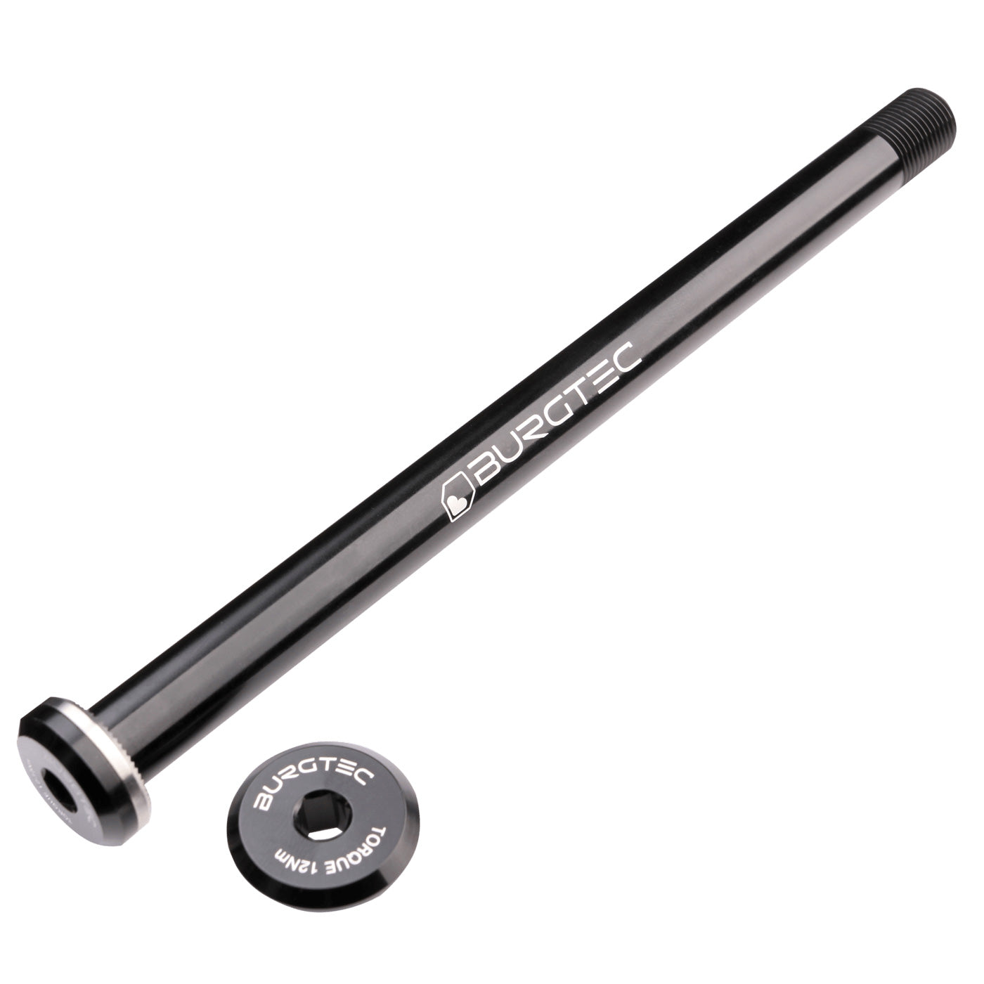Burgtec Santa Cruz Rear Axle, 12x168.5mm, Burgtec Black-0
