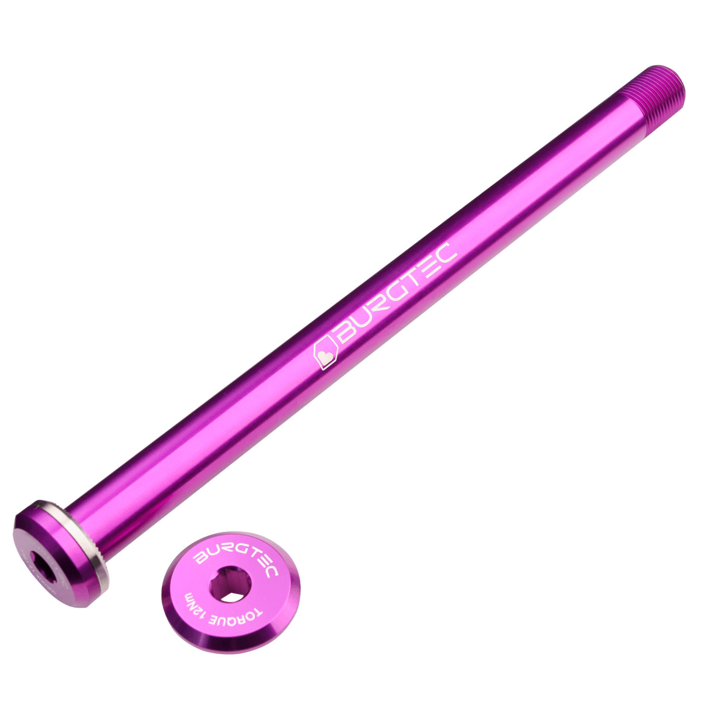 Burgtec Santa Cruz Rear Axle, 12x168.5mm, Purple Rain-0