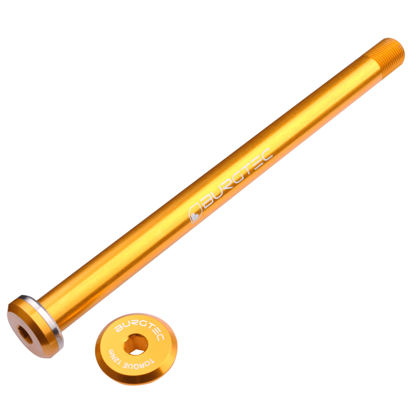 Burgtec Santa Cruz Rear Axle, 12x168.5mm, Bullion Gold-0