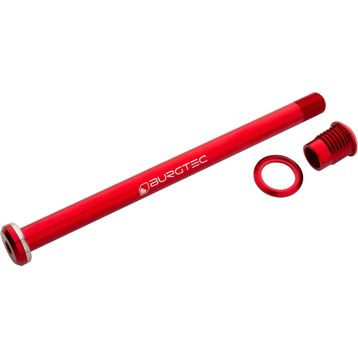 Burgtec Santa Cruz Rear Axle, 12x173.7mm, Race Red-0