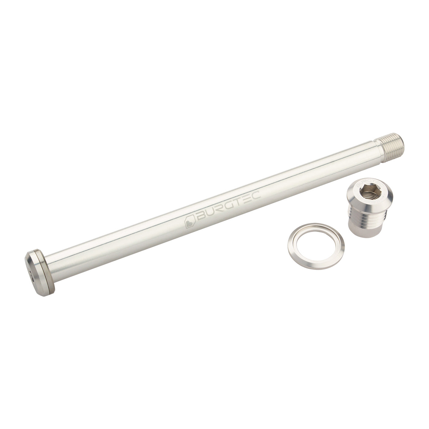 Burgtec Yeti Boost Rear Axle, 12x174mm, Rhodium Silver-0