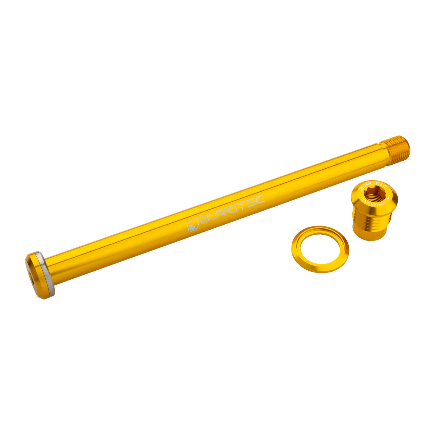 Burgtec Yeti Boost Rear Axle, 12x174mm, Burgtec Bullion Gold-0