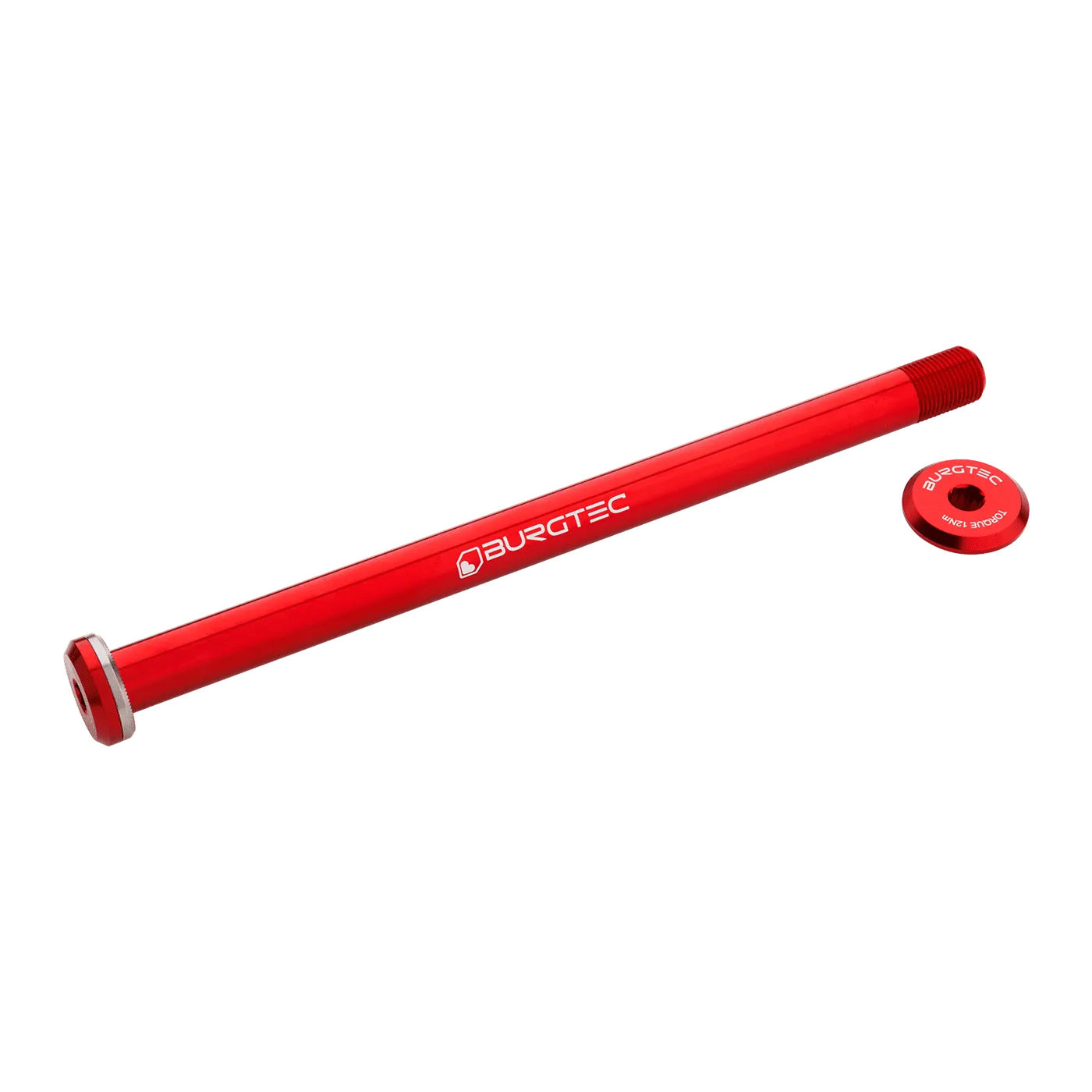 Burgtec Santa Cruz V10 182mm Rear Axle, Race Red-0