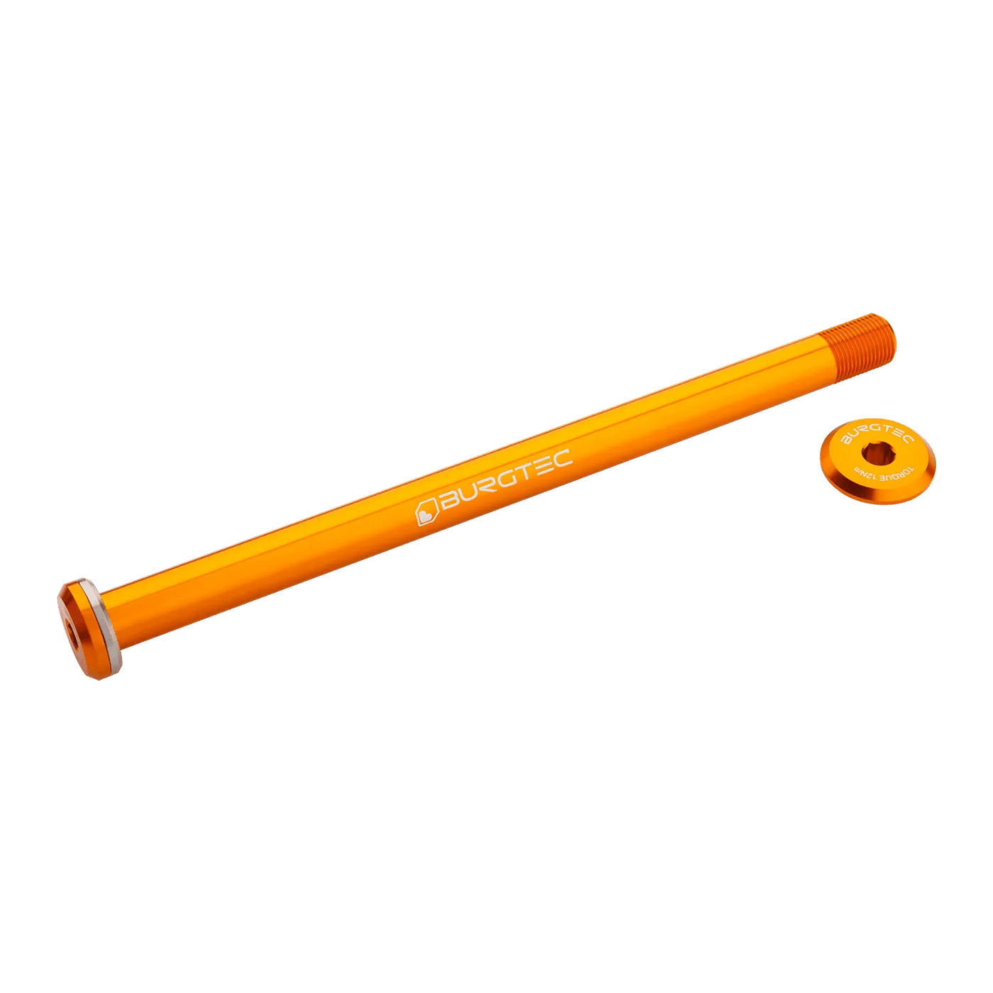 Burgtec Santa Cruz V10 182mm Rear Axle, Iron Bro Orange-0
