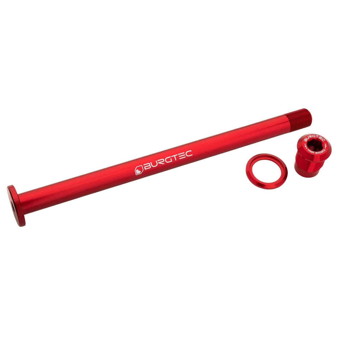 Burgtec Evil 183.5mm UDH Rear Axle, Race Red-0