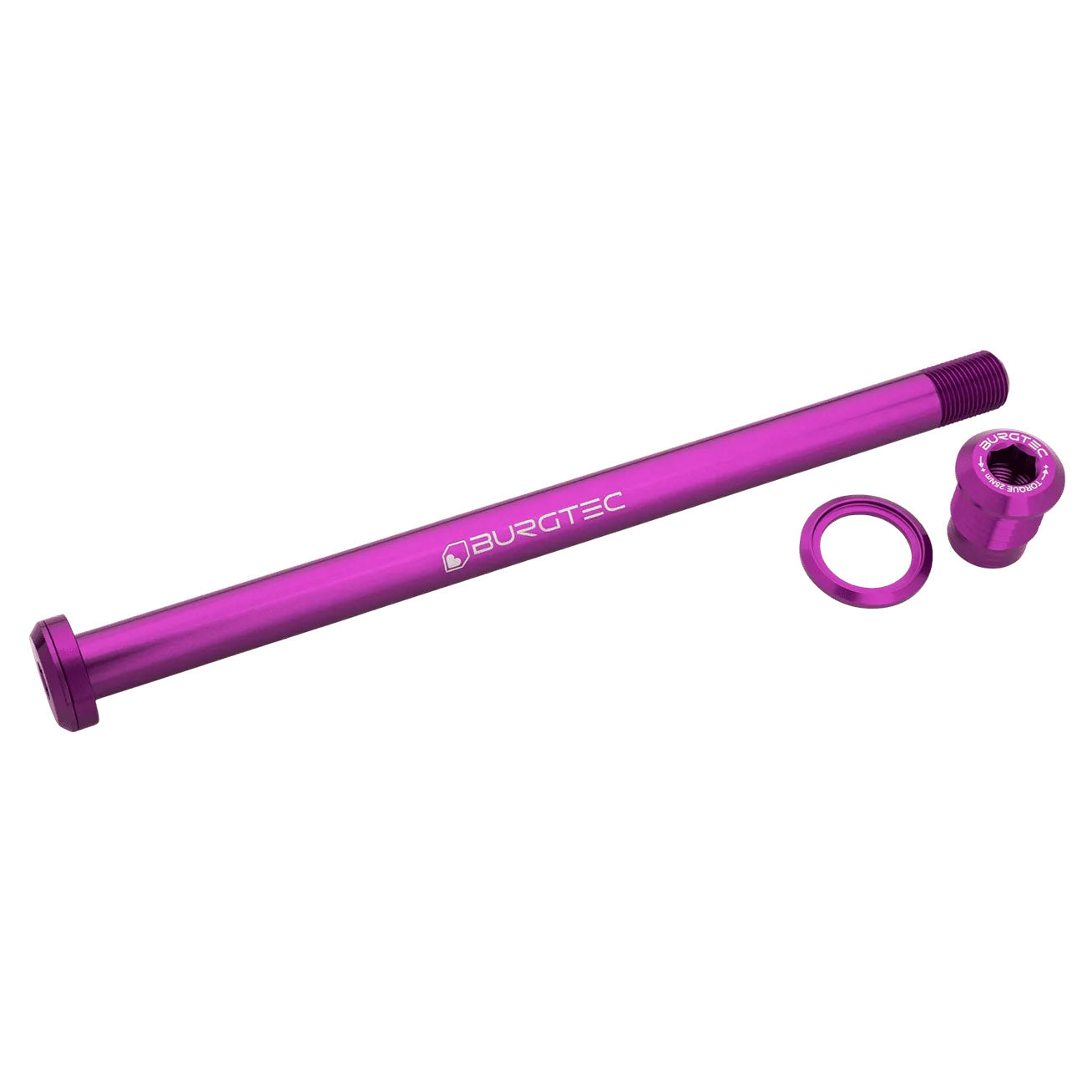 Burgtec Pivot 185.3mm UDH Rear Axle, Purple Rain-0