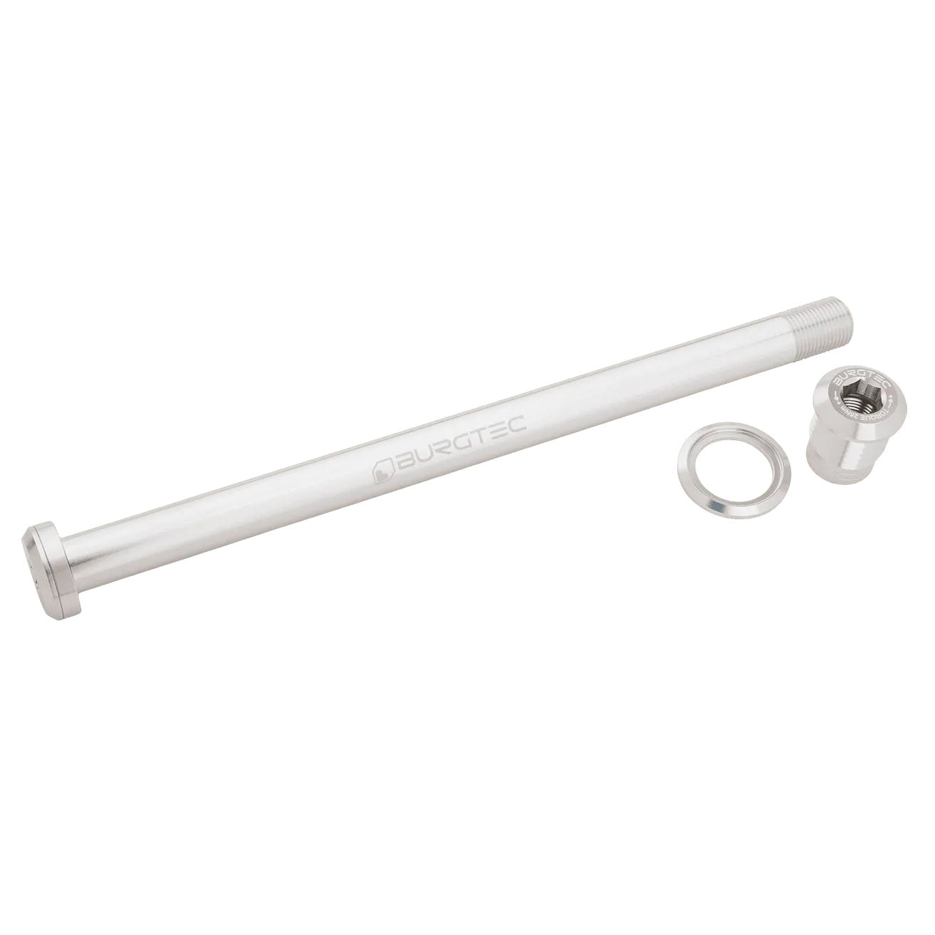 Burgtec Pivot 185.3mm UDH Rear Axle, Rhodium Silver-0