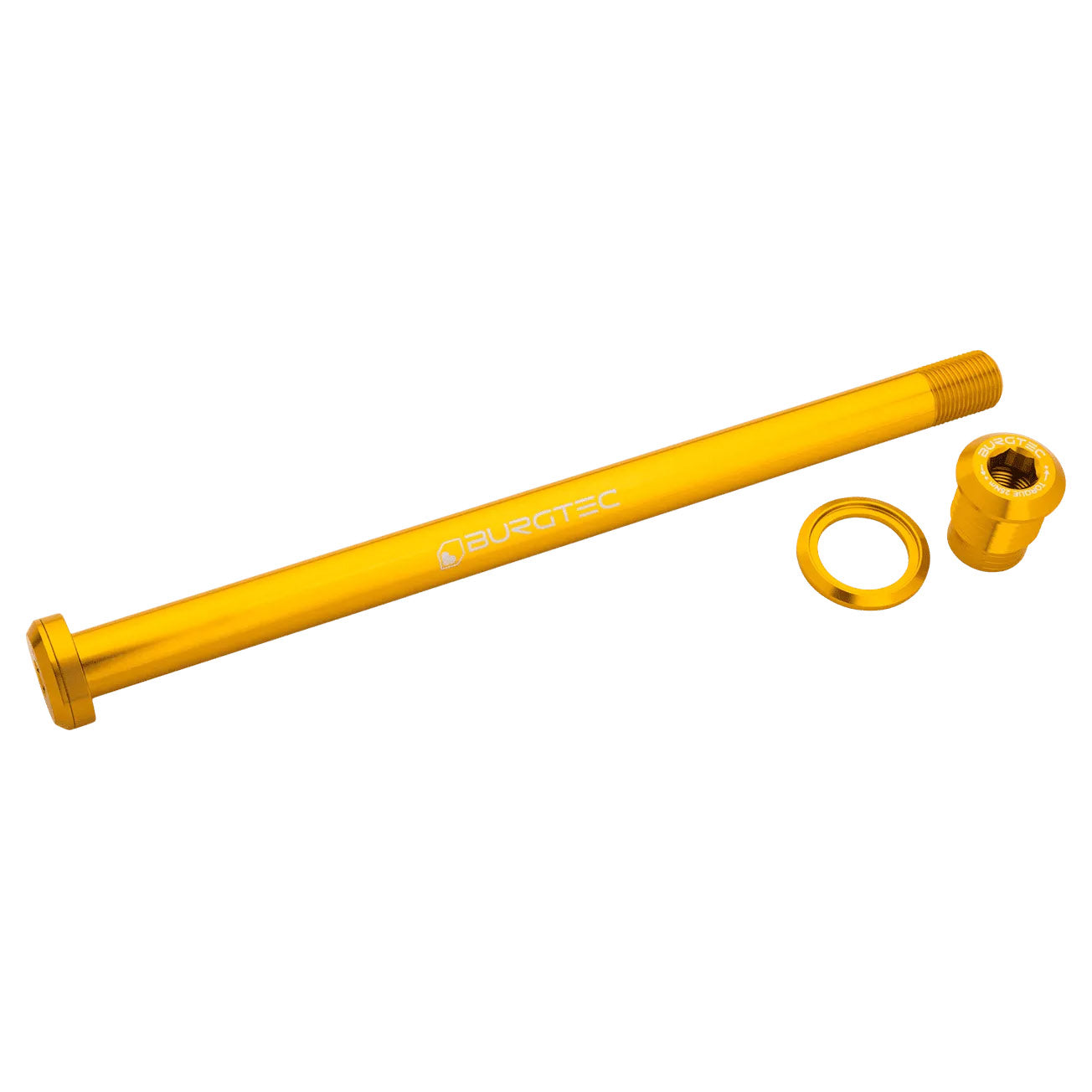 Burgtec Pivot 185.3mm UDH Rear Axle, Burgtec Bullion Gold-0