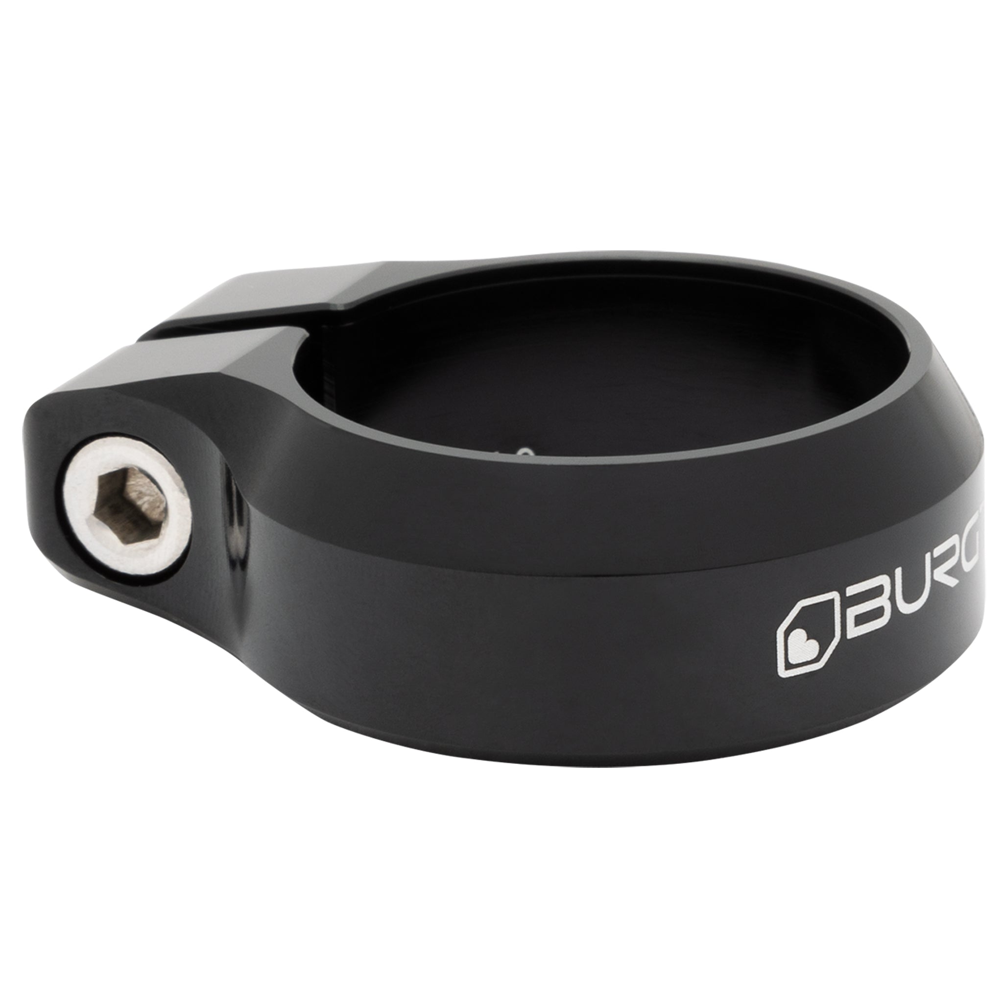Burgtec Seat Clamp, 34.9mm, Burgtec Black-0