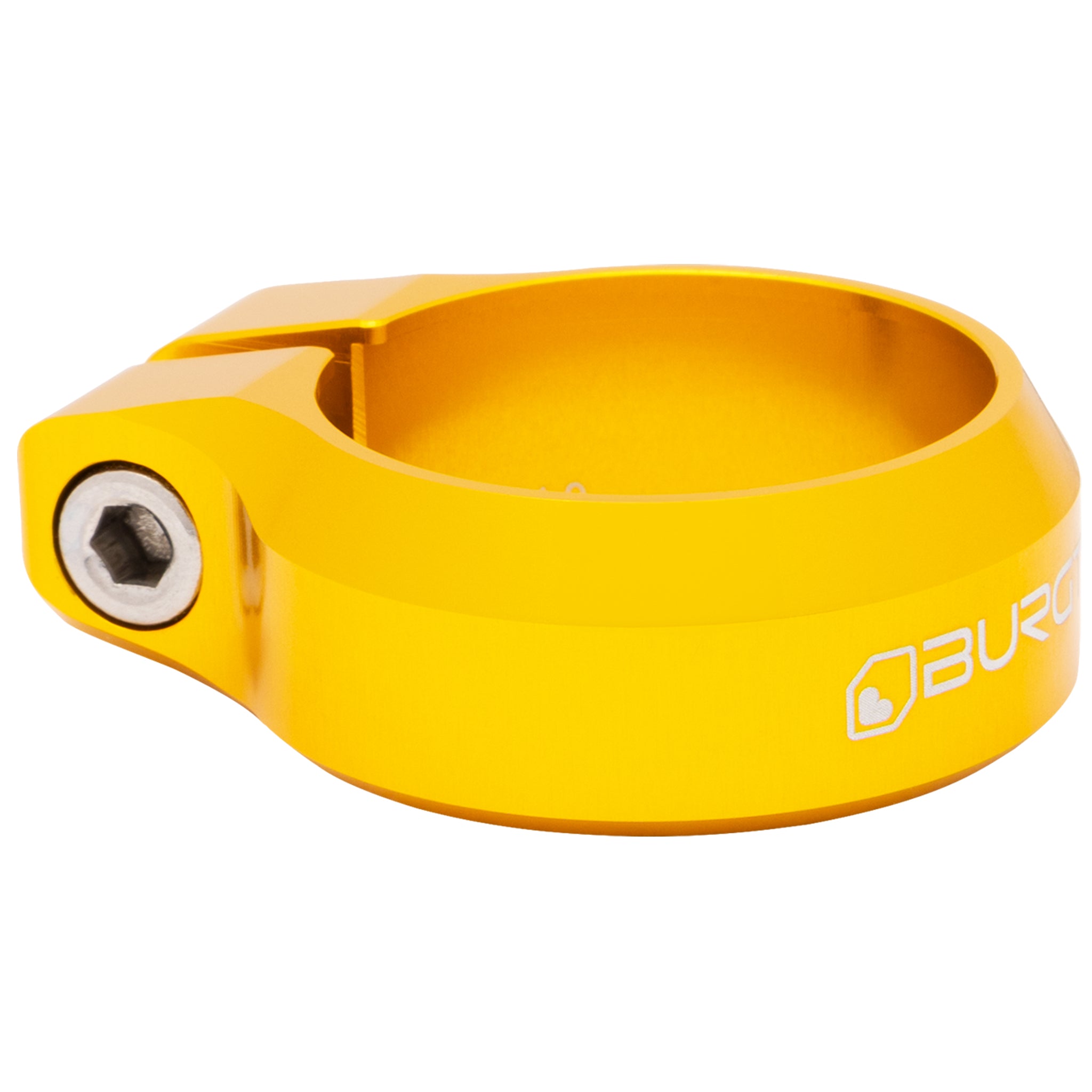 Burgtec Seat Clamp, 34.9mm, Burgtec Bullion Gold-0