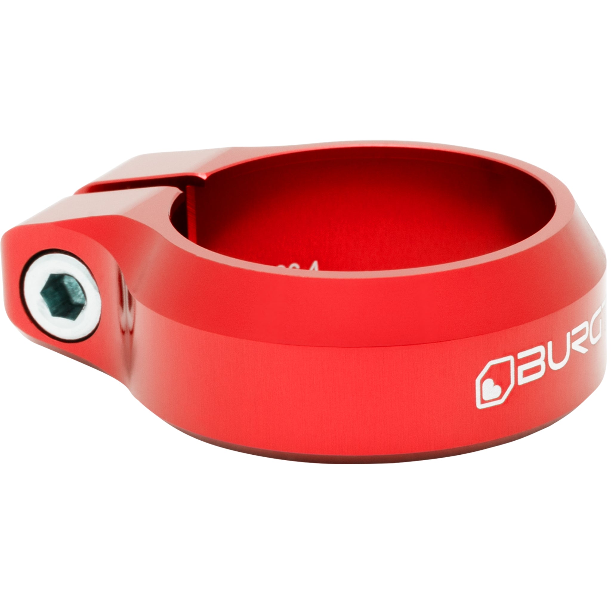 Burgtec Seat Clamp, 36.4mm, Race Red-0