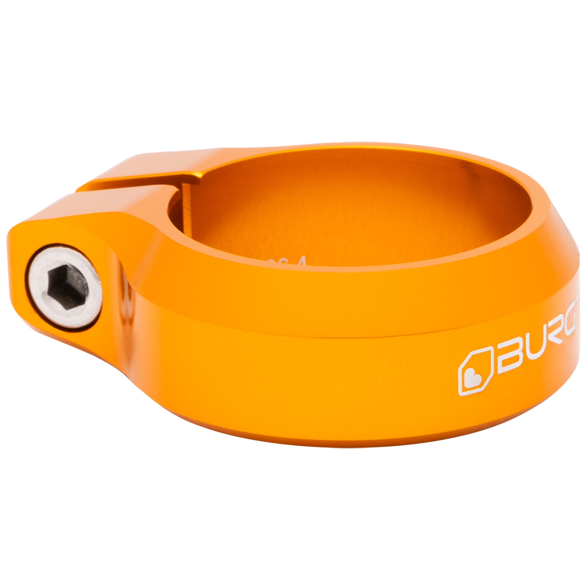Burgtec Seat Clamp, 36.4mm, Iron Bro Orange-0