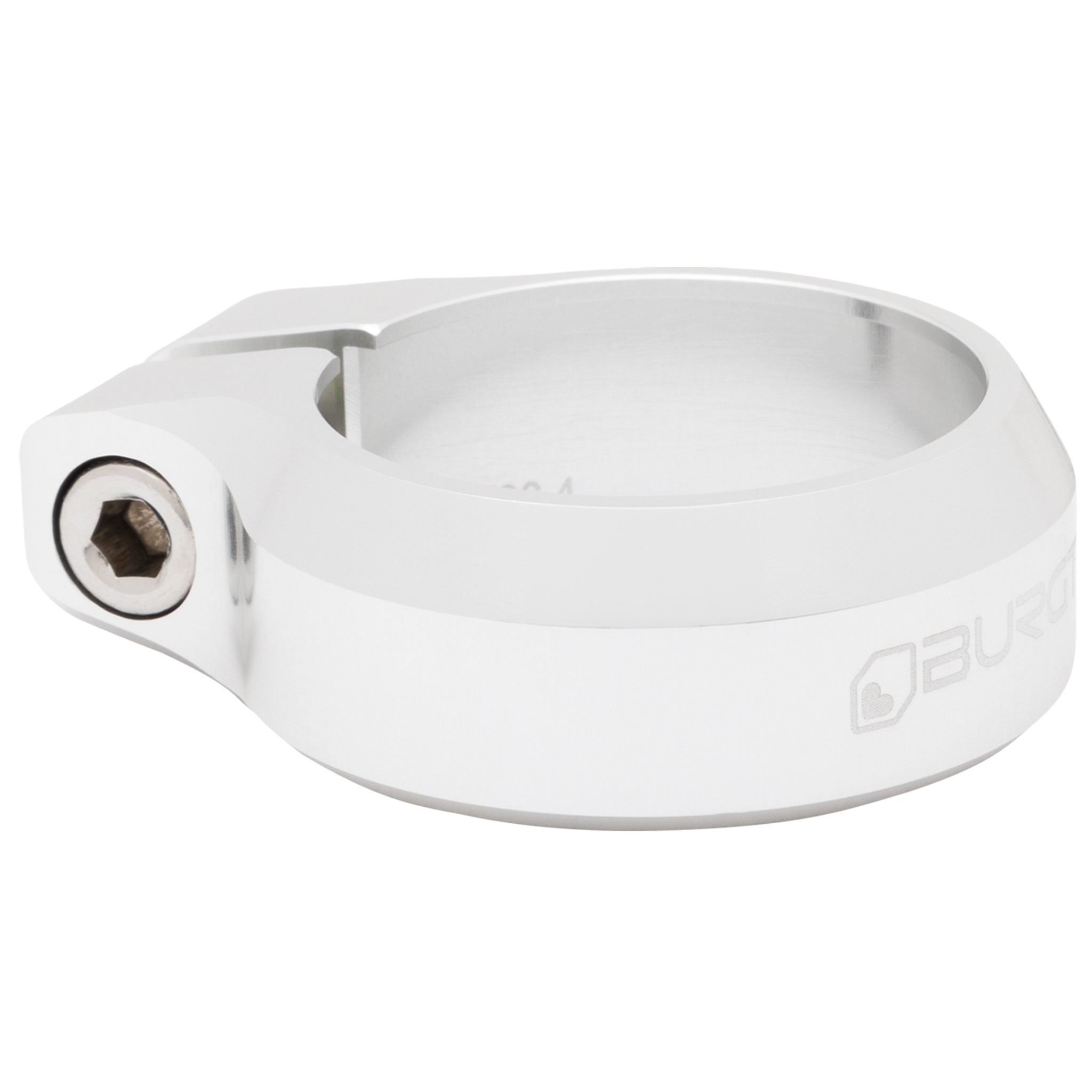 Burgtec Seat Clamp, 36.4mm, Rhodium Silver-0