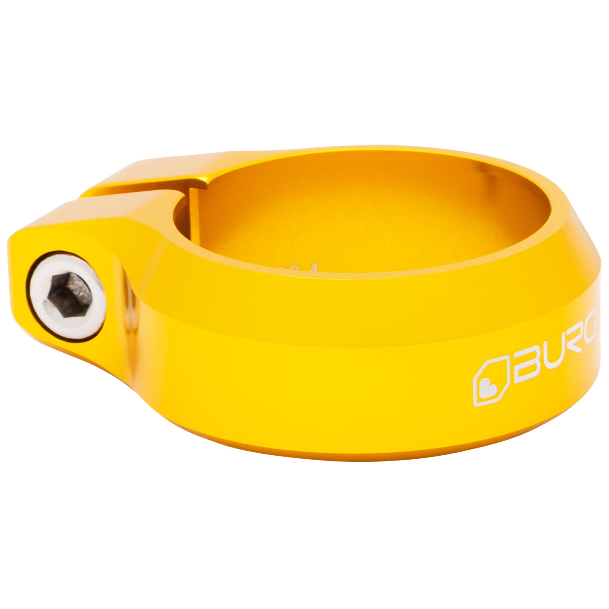Burgtec Seat Clamp, 36.4mm, Burgtec Bullion Gold-0