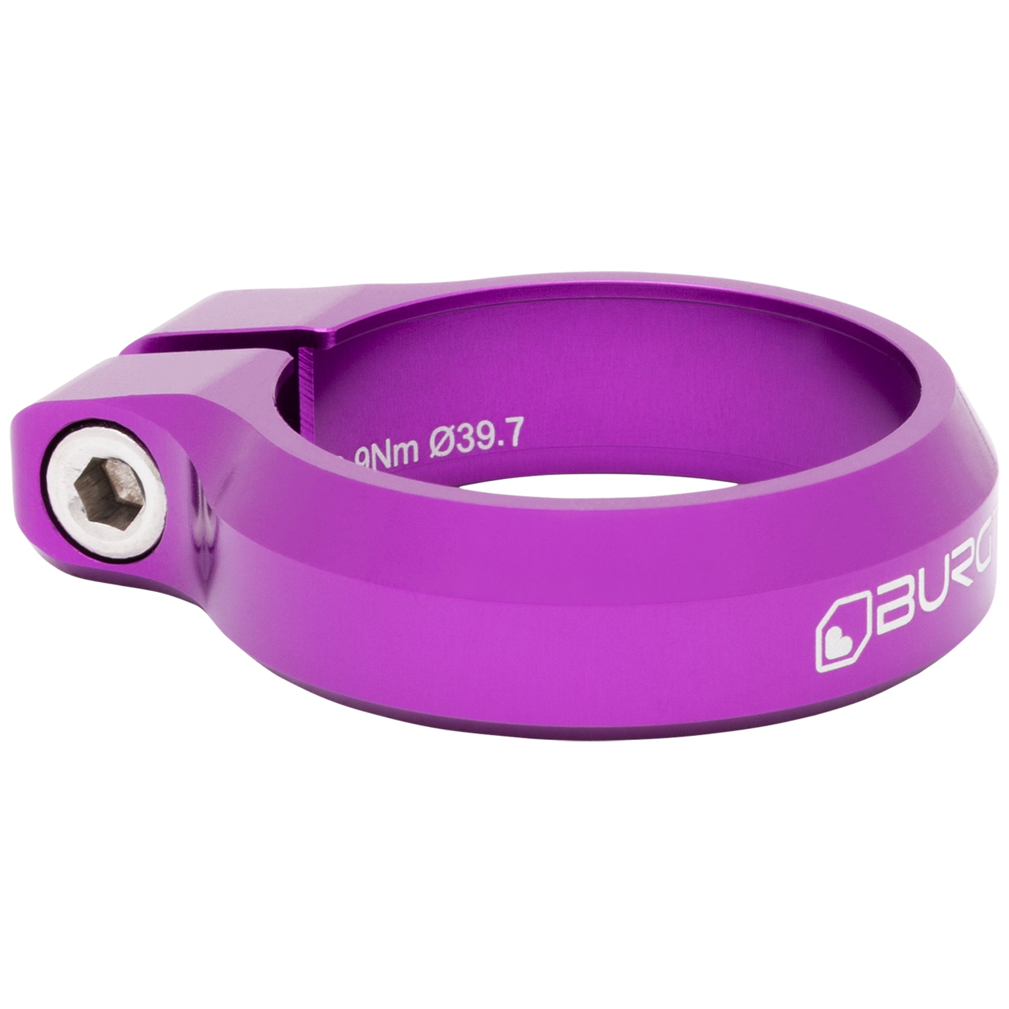 Burgtec Seat Clamp, 39.7mm, Purple Rain-0