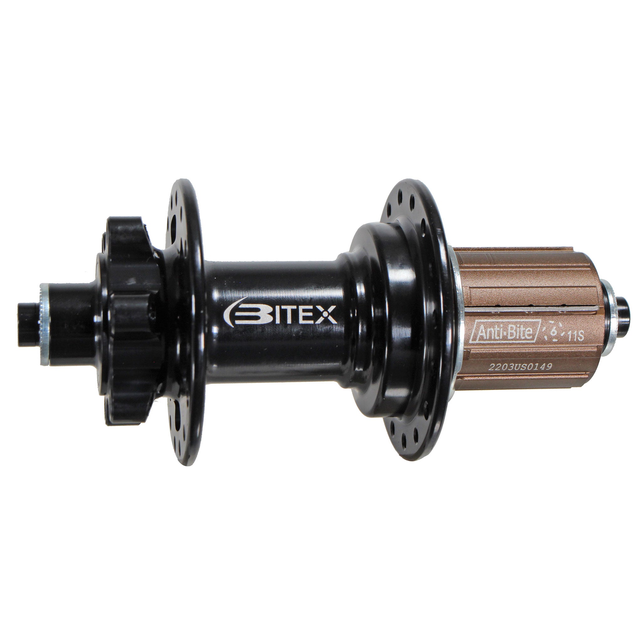 Bitex Hub Rear, 6B Disc (MTR12) QRx135mm, HG, 32h, Black-0