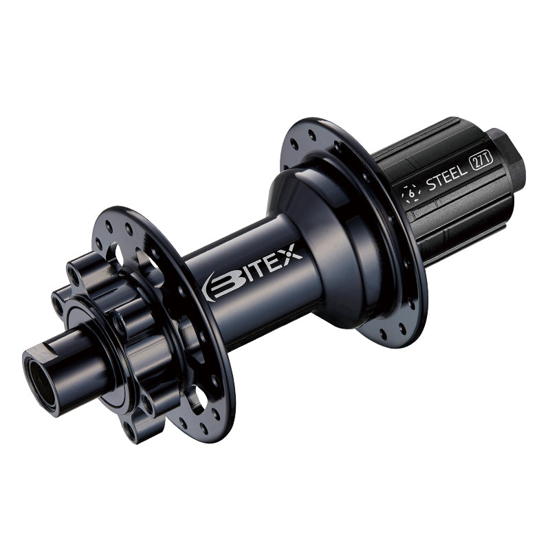 Bitex Hub Rear, 6B Disc (BX214R) 12x148mm, XDR, 32h, Black-0