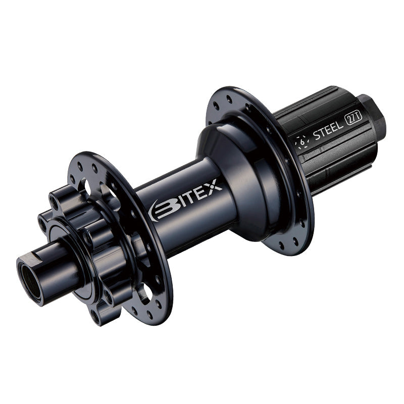 Bitex Hub Rear, 6B Disc (BX214R) 12x148mm, MS, 32h, Black-0