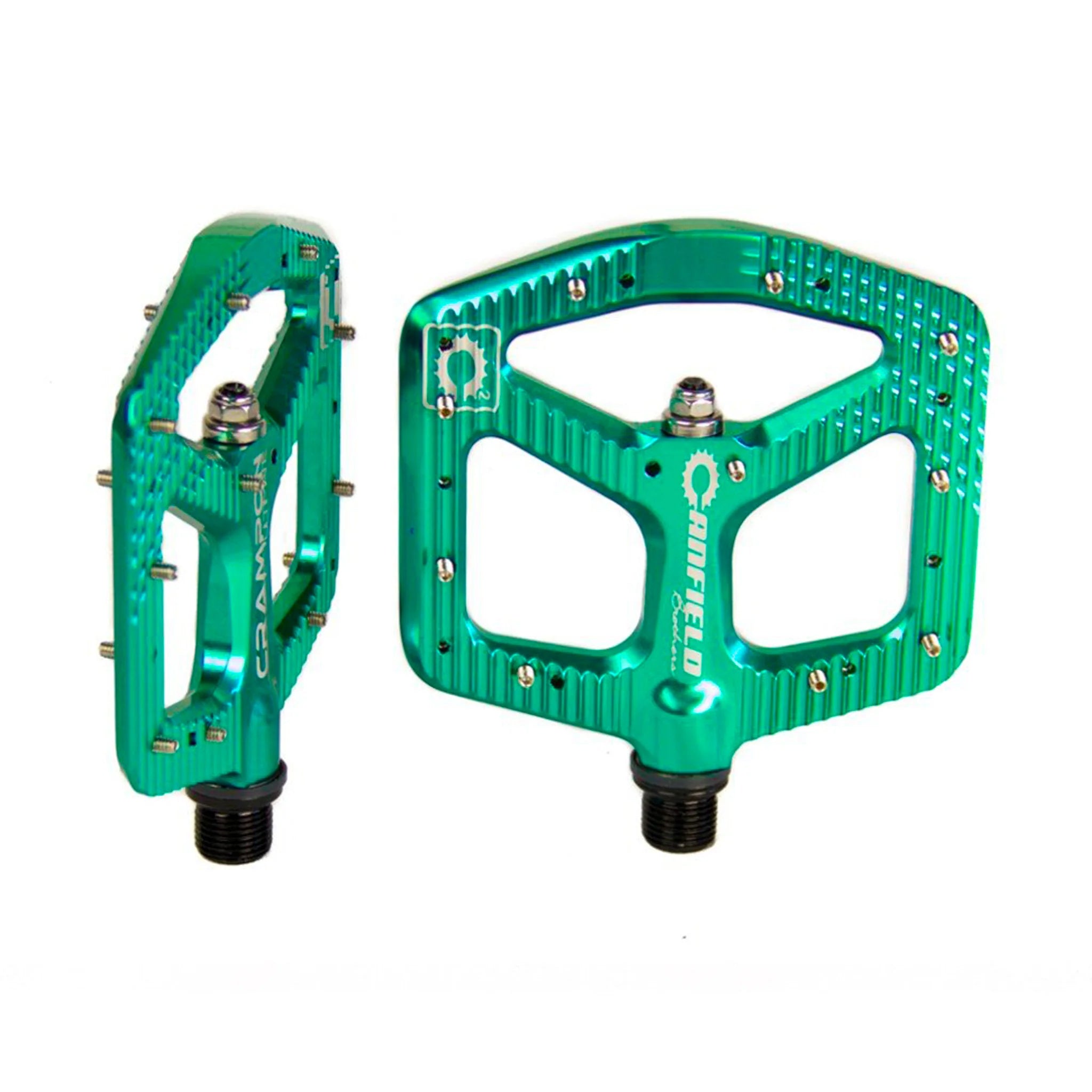 Canfield Crampon Ultimate Pedals, Turquoise-0