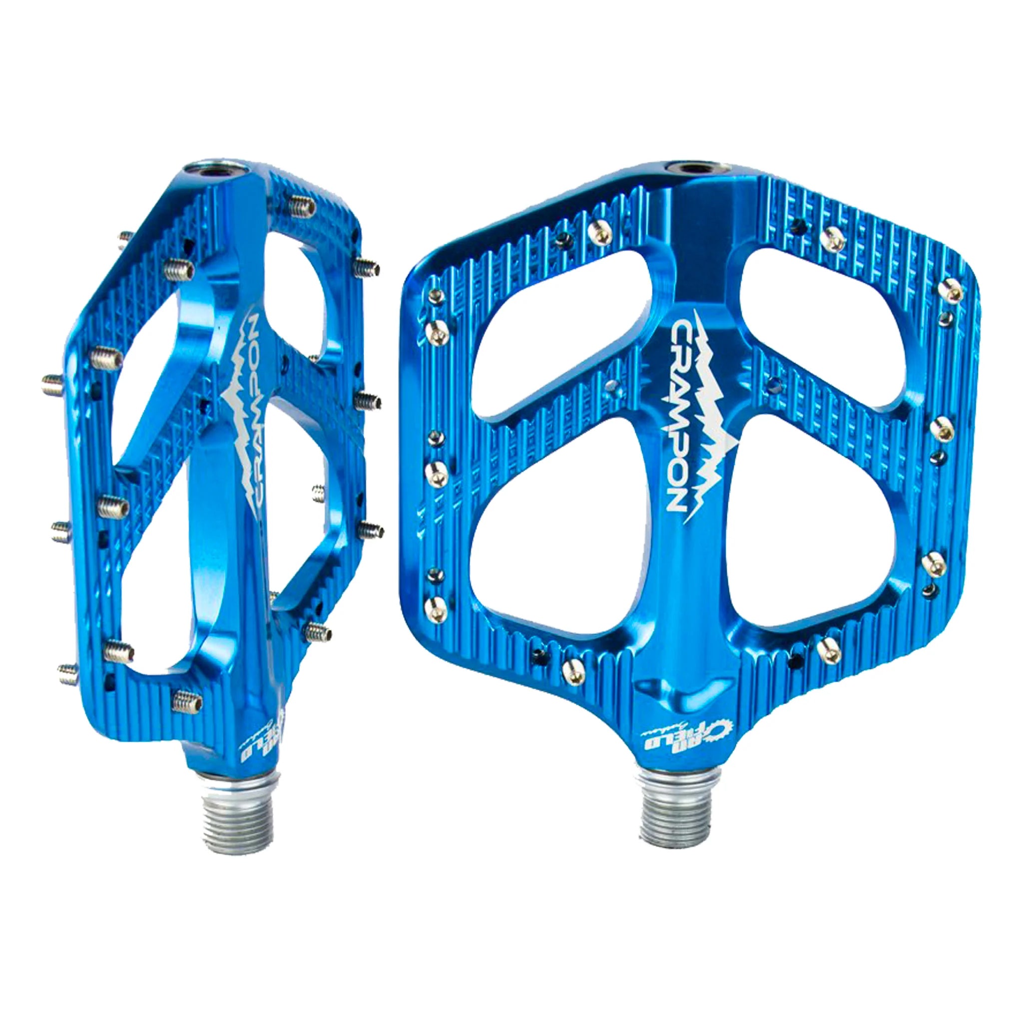 Canfield Crampon Mountain Pedals, Blue-0