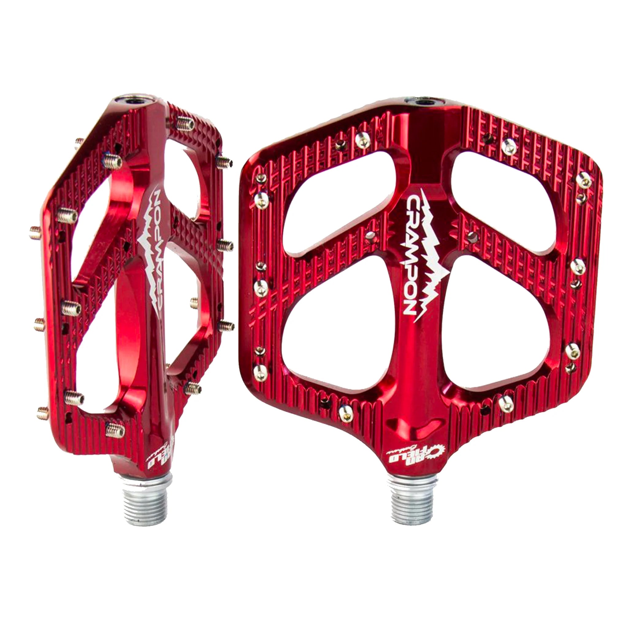 Canfield Crampon Mountain Pedals, Red-0