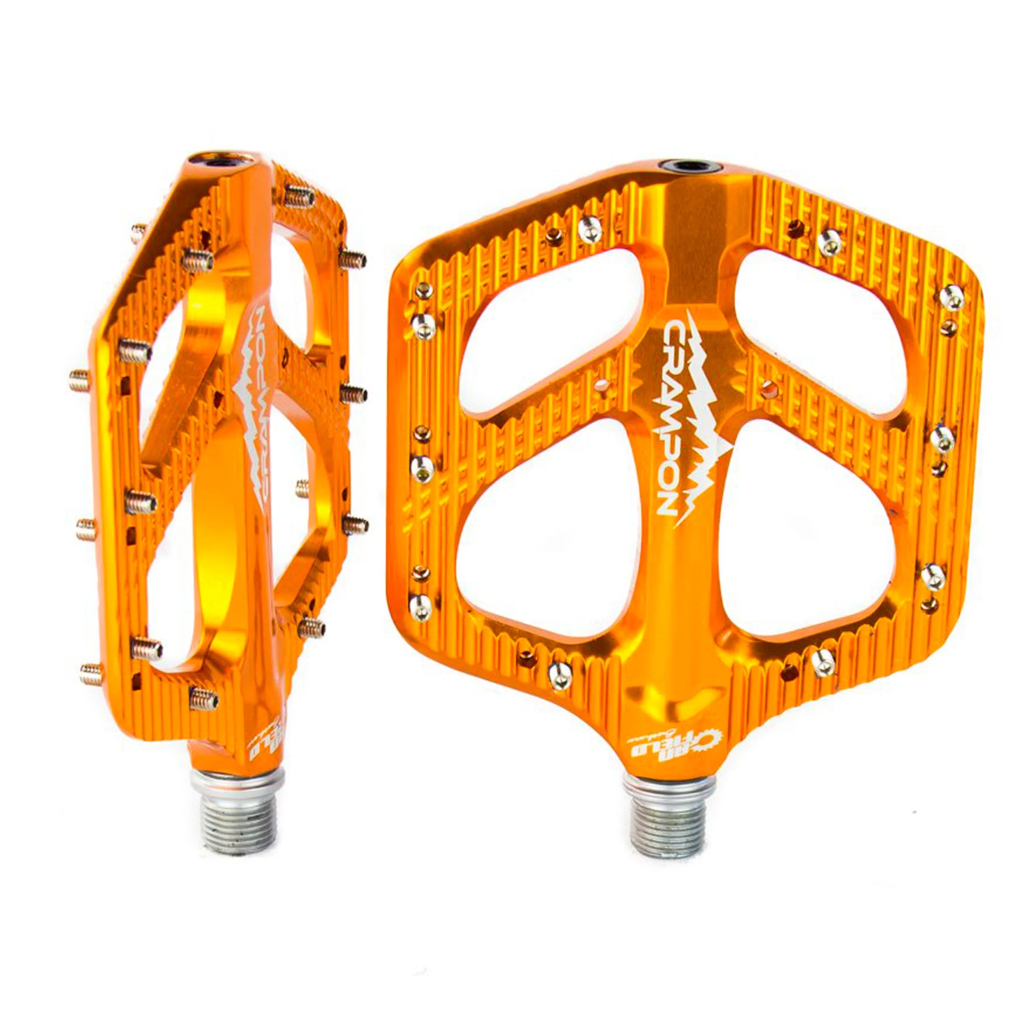 Canfield Crampon Mountain Pedals, Orange-0