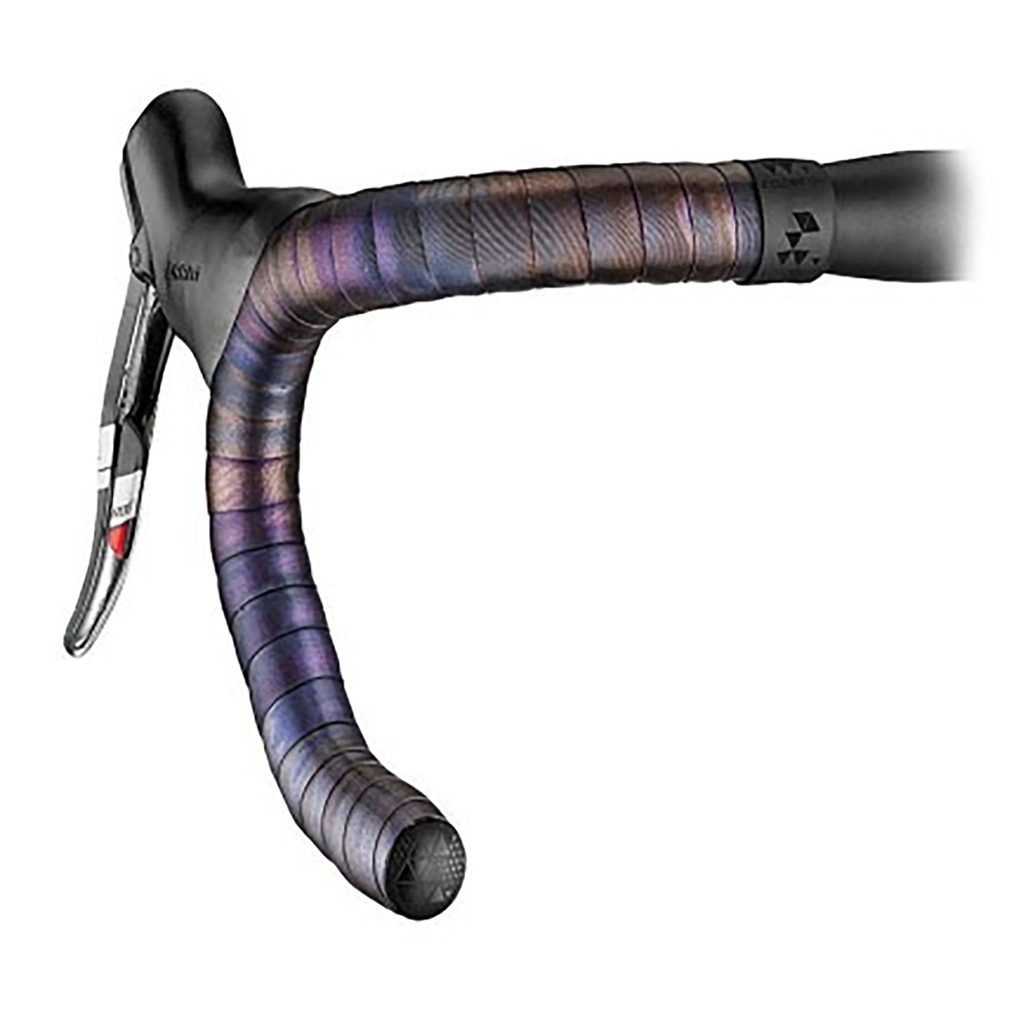Ciclovation Halo Touch Handlebar Tape, Irradiant Violet w/Blk Plug-0