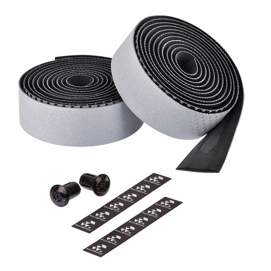 Ciclovation Leather Touch Handlebar Tape, Fusion Dot Refl w/Blk-1