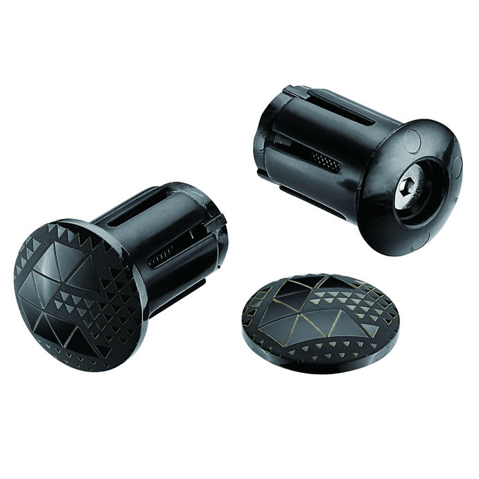 Ciclovation UFO Lock-In Bar End Plug Black-0