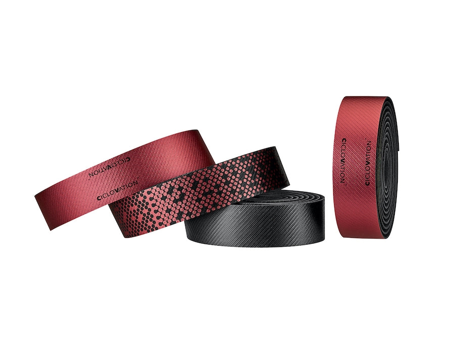 Ciclovation Seitex Shining Handlebar Tape, Red-0
