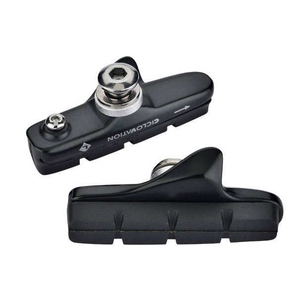 Ciclovation Brake Shoes, Shimano, SRAM Road Cartridge-Type, Black-0