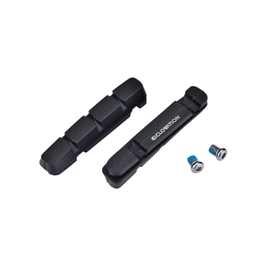 Ciclovation Brake Shoes, Shimano, SRAM Road Inserts, Black-0