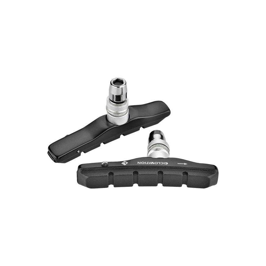 Ciclovation Brake Shoes, Shimano, SRAM MTB Cartridge-Type, Black-0