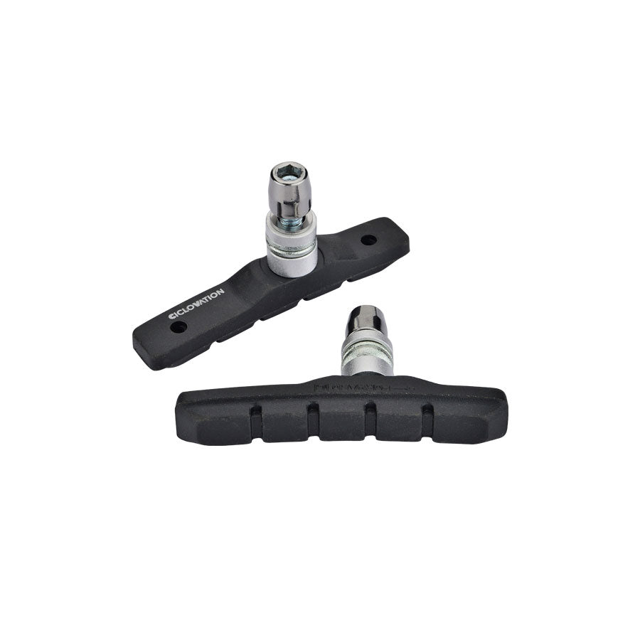 Ciclovation Brake Shoes, MTB Threaded, Black-0