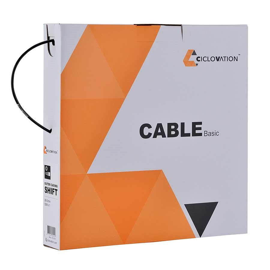 Ciclovation Derailleur Housing, 4mm - Black 50m-0