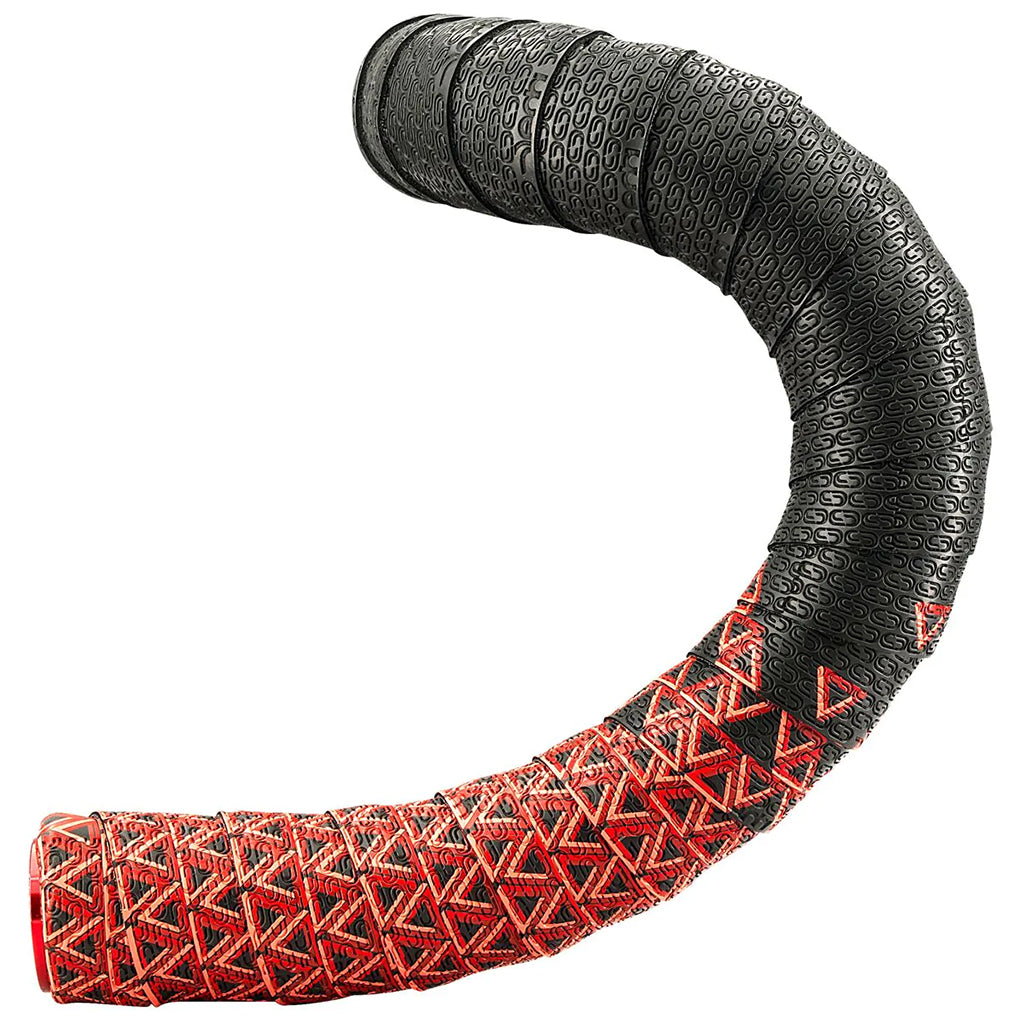 Deda Elementi Loop Handlebar Tape, Black/Red-0