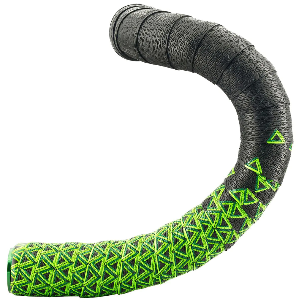 Deda Elementi Loop Handlebar Tape, Black/Green-0