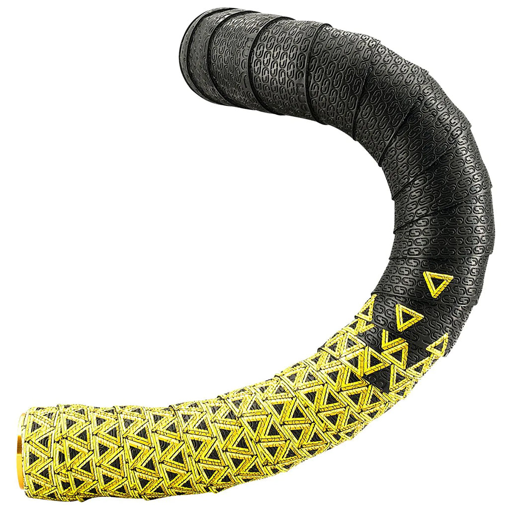 Deda Elementi Loop Handlebar Tape, Black/Yellow-0